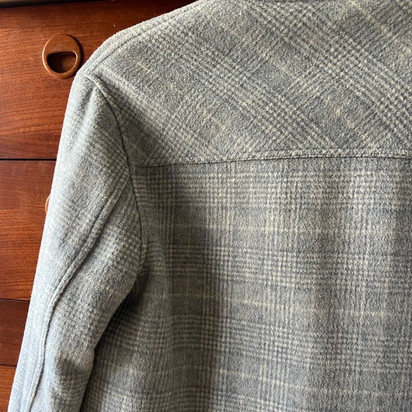 Reformation Baby Blue Wool Coat - Picture 3 of 6